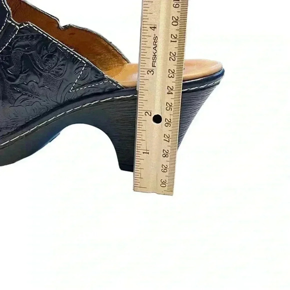 Women’s Sofft Leather Mules Slip-Ons•Dark Blue•Size 8•Genuine Leather•Like New• - Picture 9 of 14